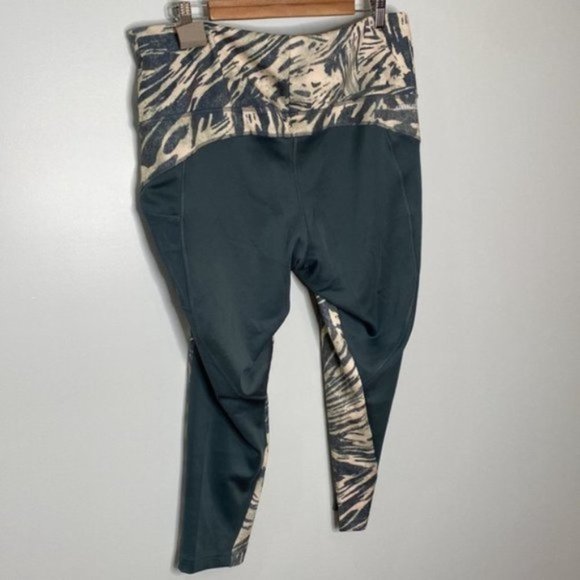 Adidas X Zoe Saldana Women Gray Blue U4U Aeroready 7/8 Leggings Plus Size 3X - Picture 10 of 15